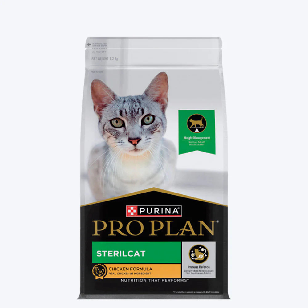 Premium sterilised cat food by Purina Pro Plan