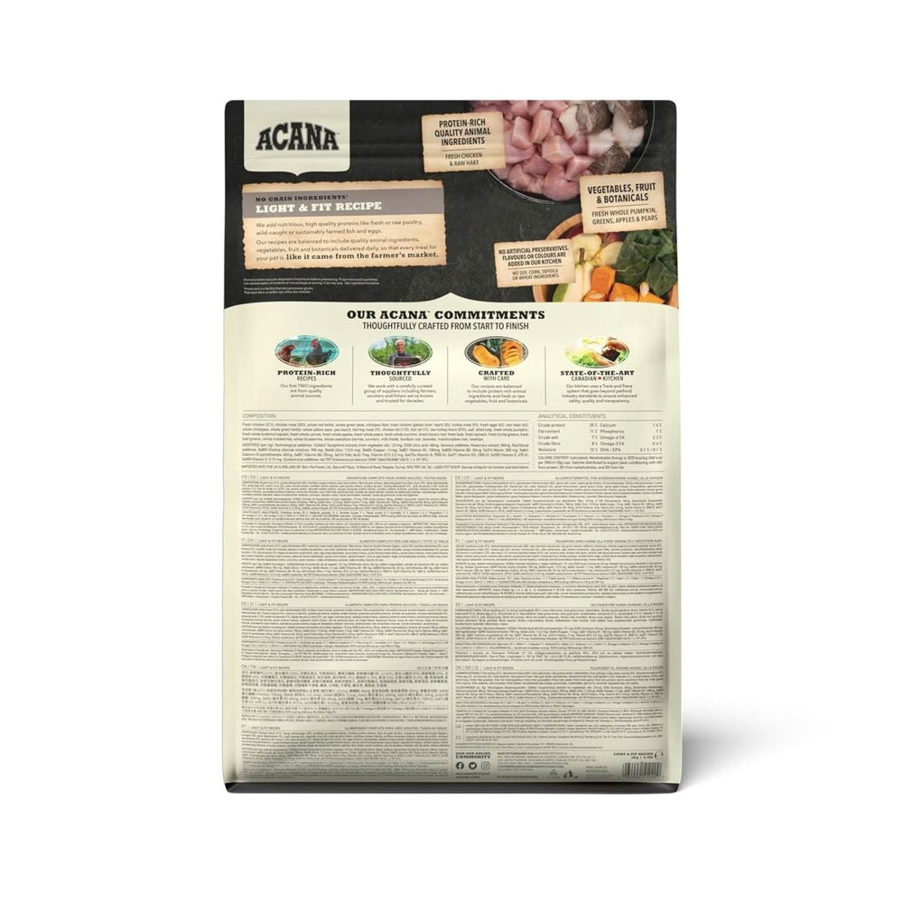 Acana Light & Fit Adult Dog Food - dspetstore.com