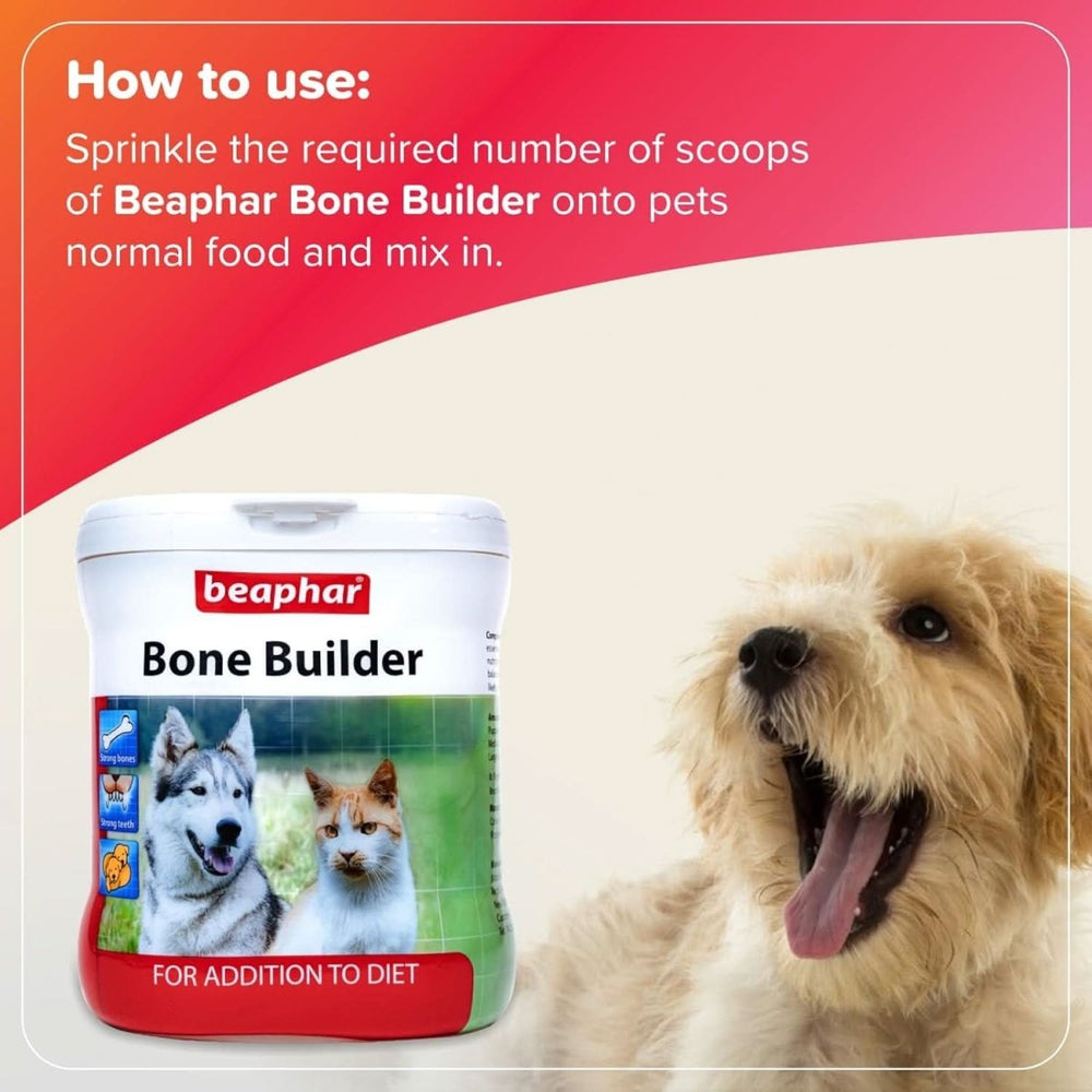 Beaphar Bone Builder Calcium Supplement for Dogs & Cats - dspetstore.com