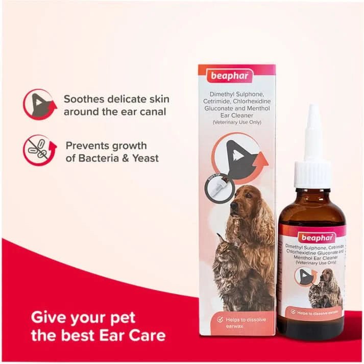 Beaphar Ear Cleaner for Dogs and Cats - dspetstore.com