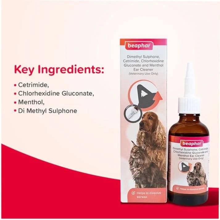 Beaphar Ear Cleaner for Dogs and Cats - dspetstore.com
