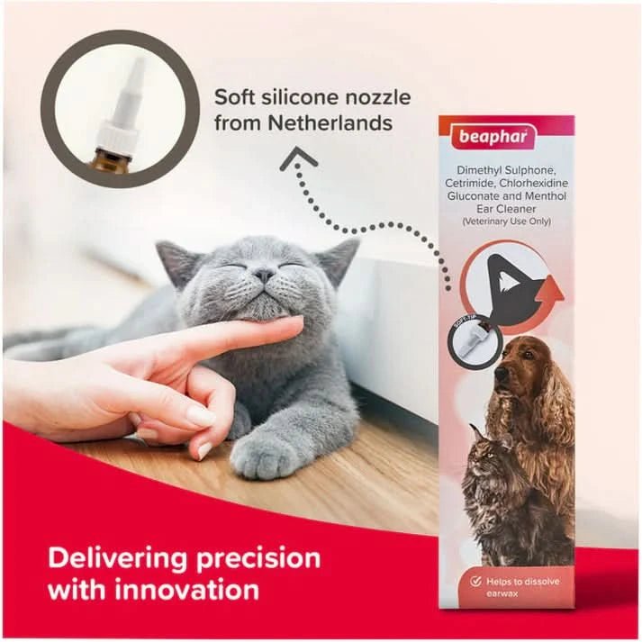 Beaphar Ear Cleaner for Dogs and Cats - dspetstore.com