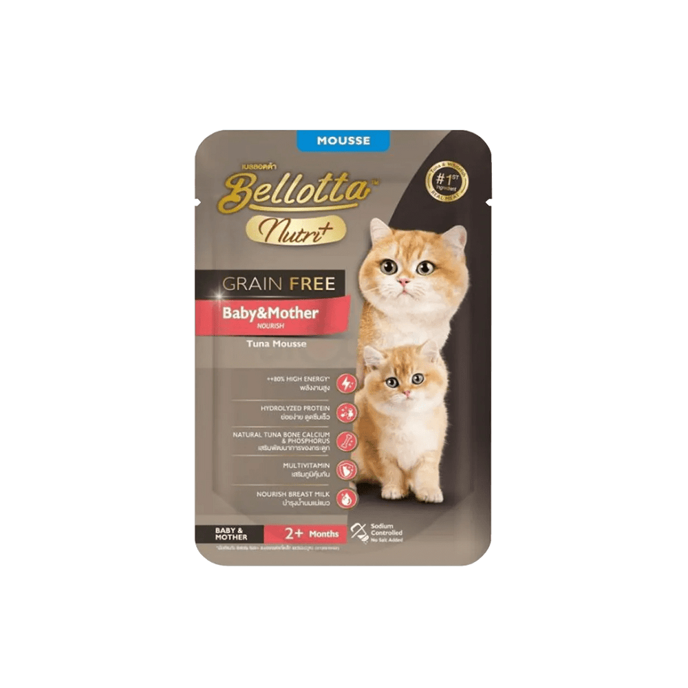Bellotta Nutri+ Pouch Baby & Mother Tuna Mousse Grain Free - dspetstore.com