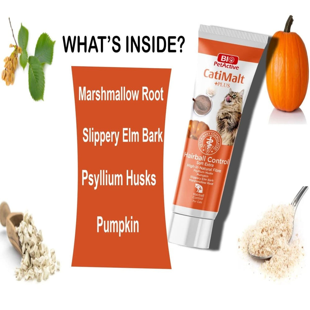 Bio PetActive Catimalt Plus Hairball Control For Cats (100ml) - dspetstore.com