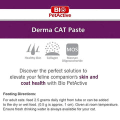 Bio Petactive Derma Cat Paste 100ml for Skin & Coat - dspetstore.com