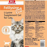 Biopetactive Felilysine Gel for cats & kittens, 100ml - dspetstore.com