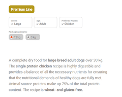 Calibra Adult Large Breed Premium Line Dog Food - dspetstore.com