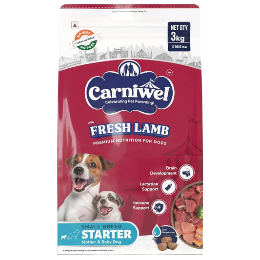 Carniwel Fresh Lamb Dry Dog Food for Small Breed Dog - dspetstore.com