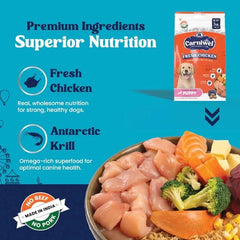 Carniwel with Fresh Chicken, Dry Dog Food for Large Dog, Puppy - dspetstore.com