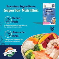 Carniwel with Ocean Fish & Krill, Dry Cat Food, Kitten - dspetstore.com