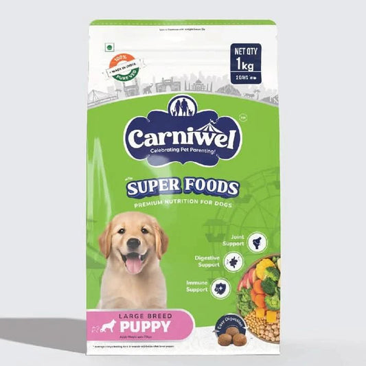Carniwel with Veg Superfoods, Dry Dog Food for Large Dog, Puppy - dspetstore.com