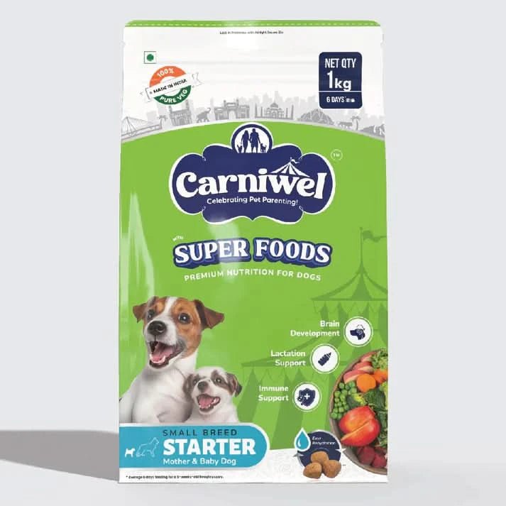 Carniwel with Veg Superfoods, Dry Dog Food for Small Dog, Starter - dspetstore.com