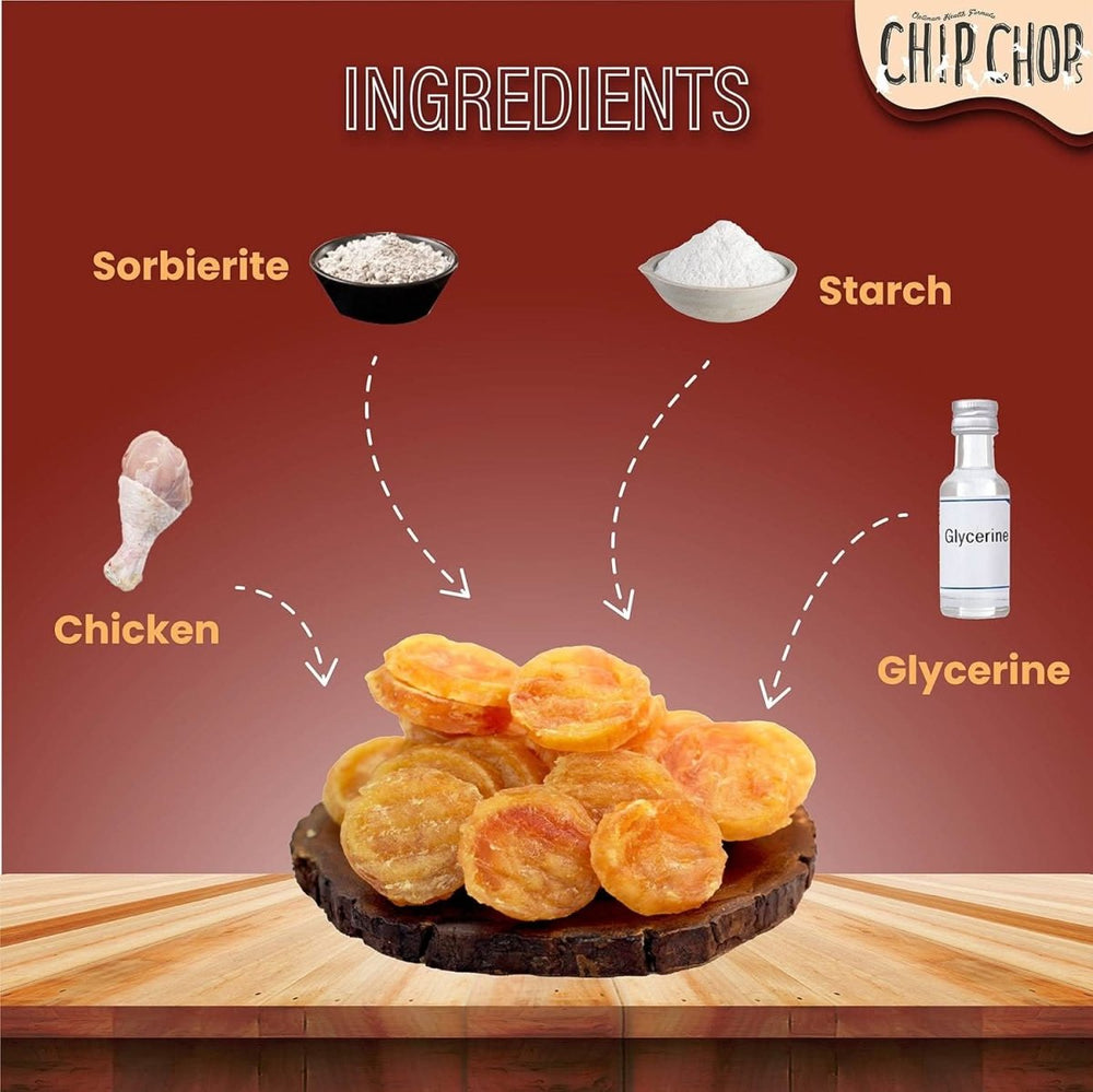 Chip Chops Chicken Chips Dog Treats - dspetstore.com