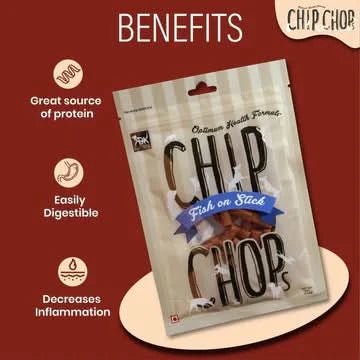 Chip Chops Fish on Stick Dog Treats - dspetstore.com