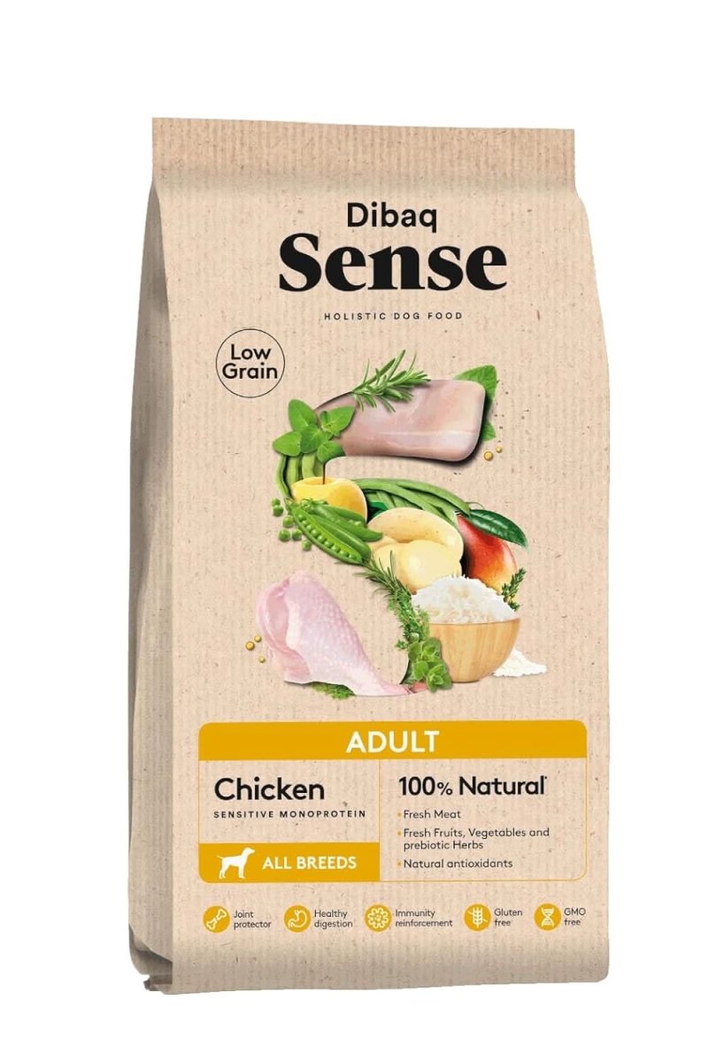 Dibaq Sense Low Grain Adult Chicken Dog Food - dspetstore.com