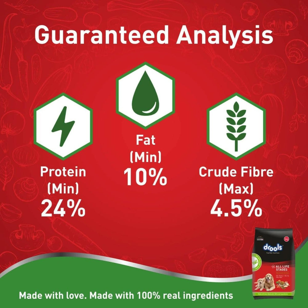 Drools 100% Vegetarian Puppy & Adult Dog Food - dspetstore.com