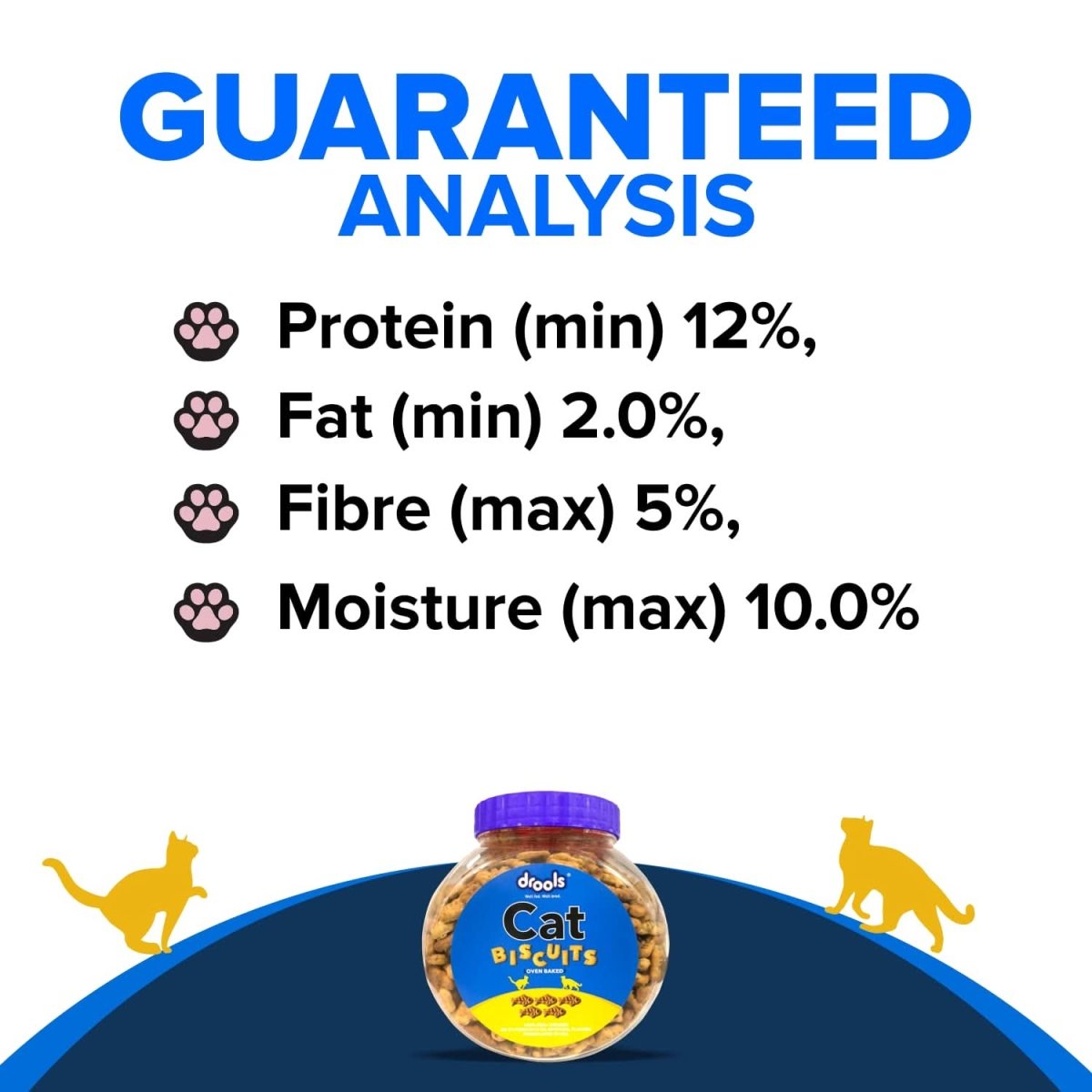 Drools Cat Treat Biscuits – Real Chicken Flavor – 400g Jar - dspetstore.com