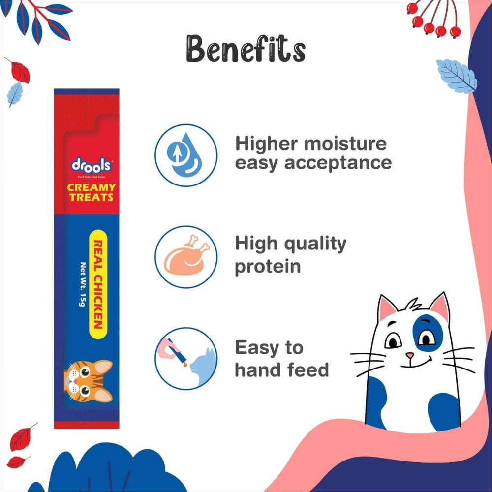 Drools Real Chicken Creamy Cat Treats - dspetstore.com
