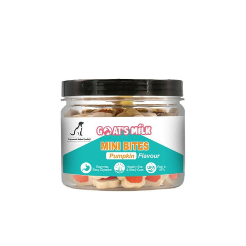 DynamicSales Hypoallergenic Dog Treats – Healthy Skin & Coat Mini Bites, Pumpkin Flavour - dspetstore.com