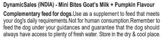 DynamicSales Hypoallergenic Dog Treats – Healthy Skin & Coat Mini Bites, Pumpkin Flavour - dspetstore.com