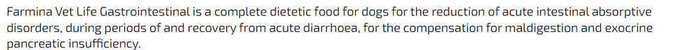 Farmina Vet Life Gastrointestinal Dog Food (Adult Dry) - dspetstore.com