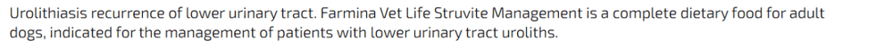 Farmina Vet Life Struvite Management Dog Food - dspetstore.com