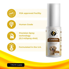 Furball Story CanniVin Spray For Puppy Growth & Development, 20ml - dspetstore.com