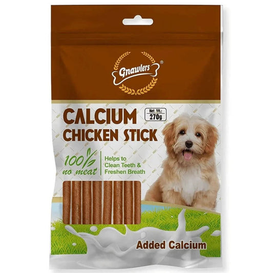 Gnawlers Calcium Chicken Sticks for Dogs - dspetstore.com