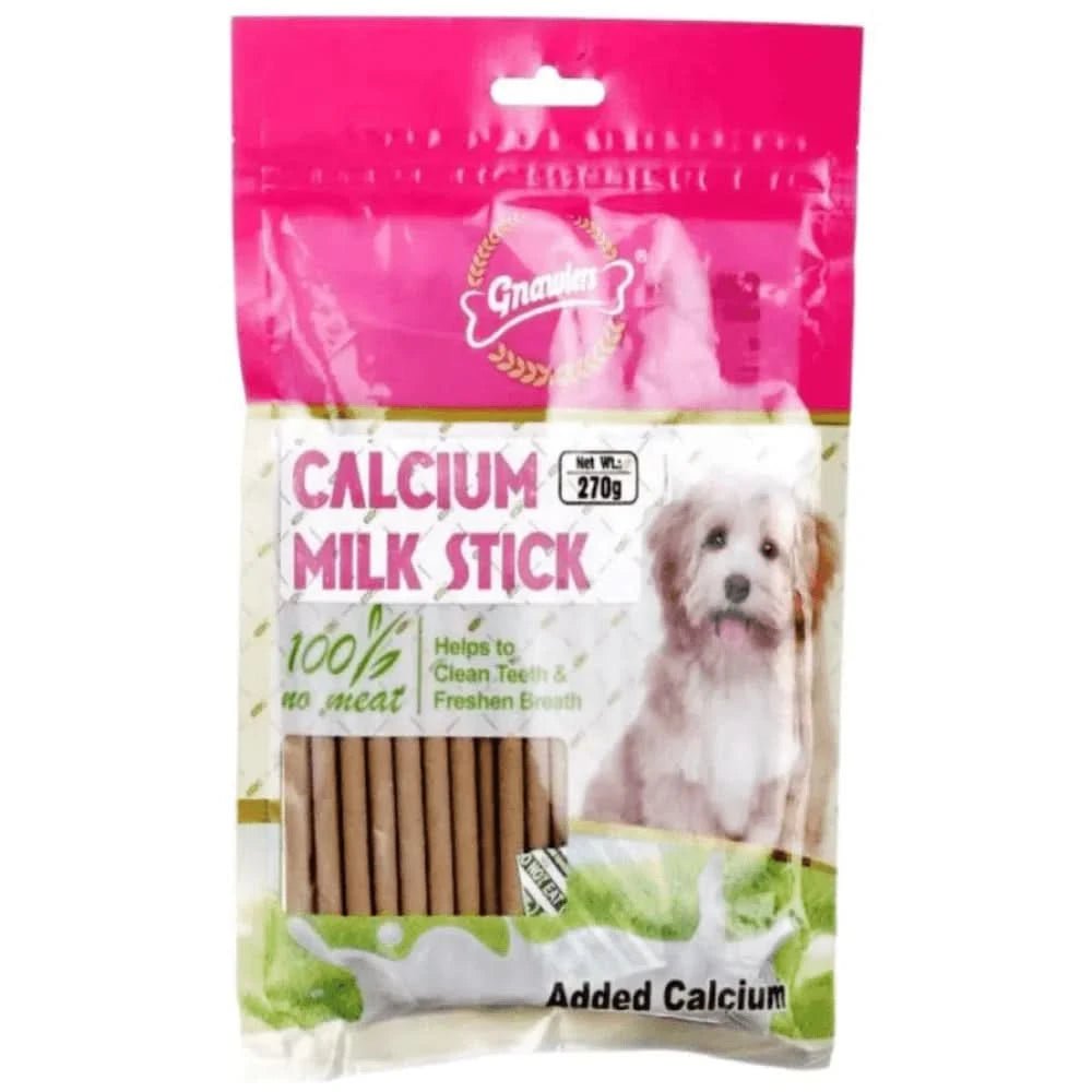 Gnawlers Calcium Milk Sticks Dog Treats - dspetstore.com