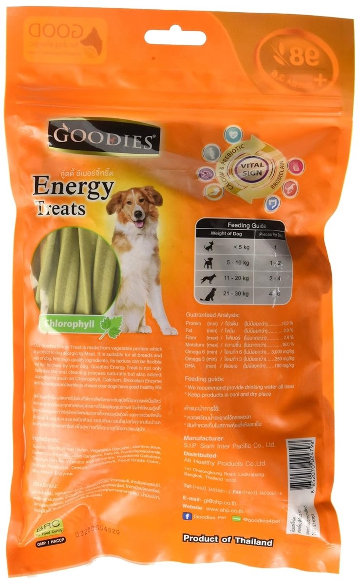 Goodies Energy Treats Chlorophyll Flavoured Dog Treats - dspetstore.com