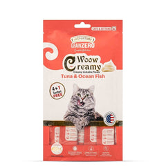 Grain Zero Woow Lickable Treats Combo for Cats & Kittens – Tuna, Chicken, Salmon & Crab – 75 gm Each - dspetstore.com