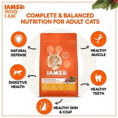 IAMS Adult Dry Cat Food (1+ Years) with Chicken - dspetstore.com