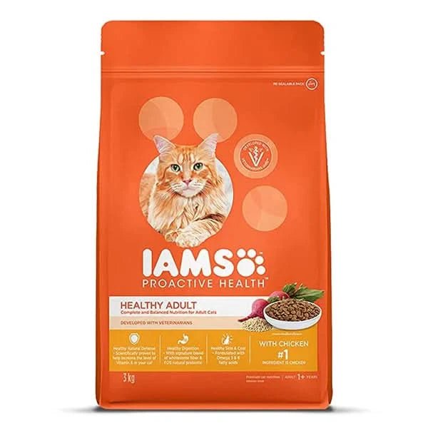 IAMS Adult Dry Cat Food (1+ Years) with Chicken - dspetstore.com