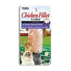 INABA Churu Chicken Fillet Chicken In Shrimp Broth Cat Treats USA555A, 25 g (Pack of 1) - dspetstore.com