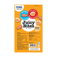 INABA Churu Juicy Bites Fish and Clam Flavor Cat Treats USA702A, 33.9 g (Pack of 1) - dspetstore.com