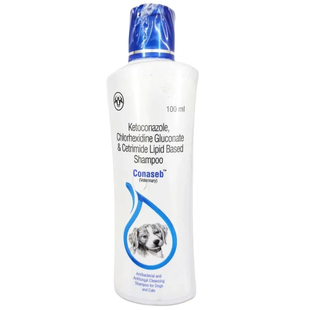 Intas Conaseb Antibacterial Antifungal Shampoo for Dogs & Cats - dspetstore.com