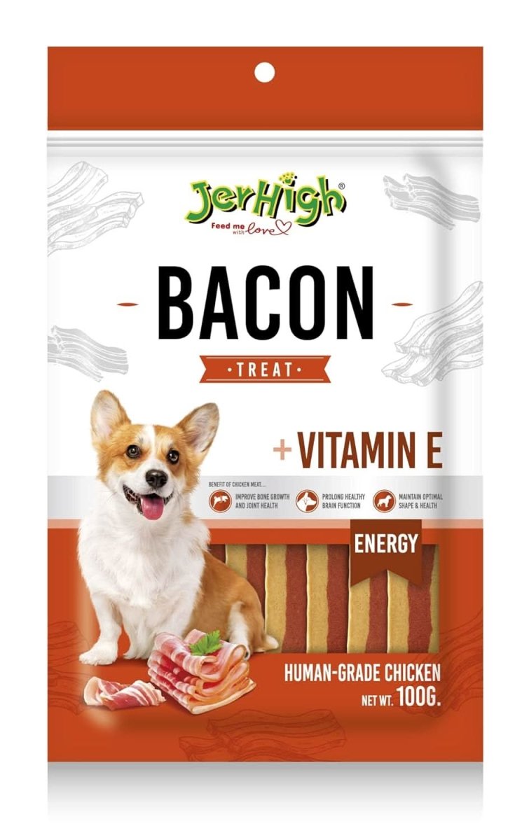 Jerhigh Dog Treats Bacon - dspetstore.com