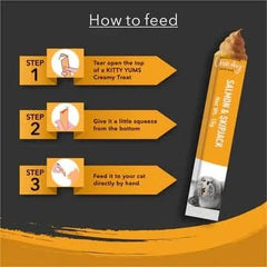 Kitty Yums Salmon & Skipjack Creamy Cat Treats - dspetstore.com