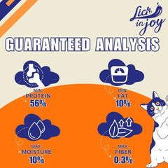 Lick in Joy Soft Cat Jerky All Life Stages Cat Treats, Chicken and Crab, 35 g - dspetstore.com