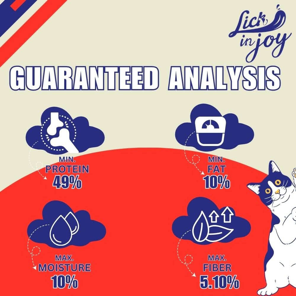 Lick in Joy Soft Cat Jerky All Life Stages Cat Treats, Chicken Shreds, 35 g - dspetstore.com