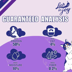 Lick in Joy Soft Cat Jerky All Life Stages Cat Treats,Chicken Wrapped Fish, 35 g - dspetstore.com