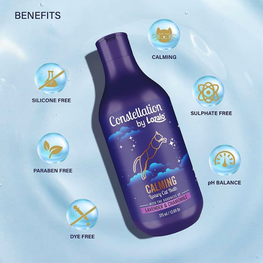 Lozalo Constellation Hydrating Shampoo for Cats – 375ml - dspetstore.com