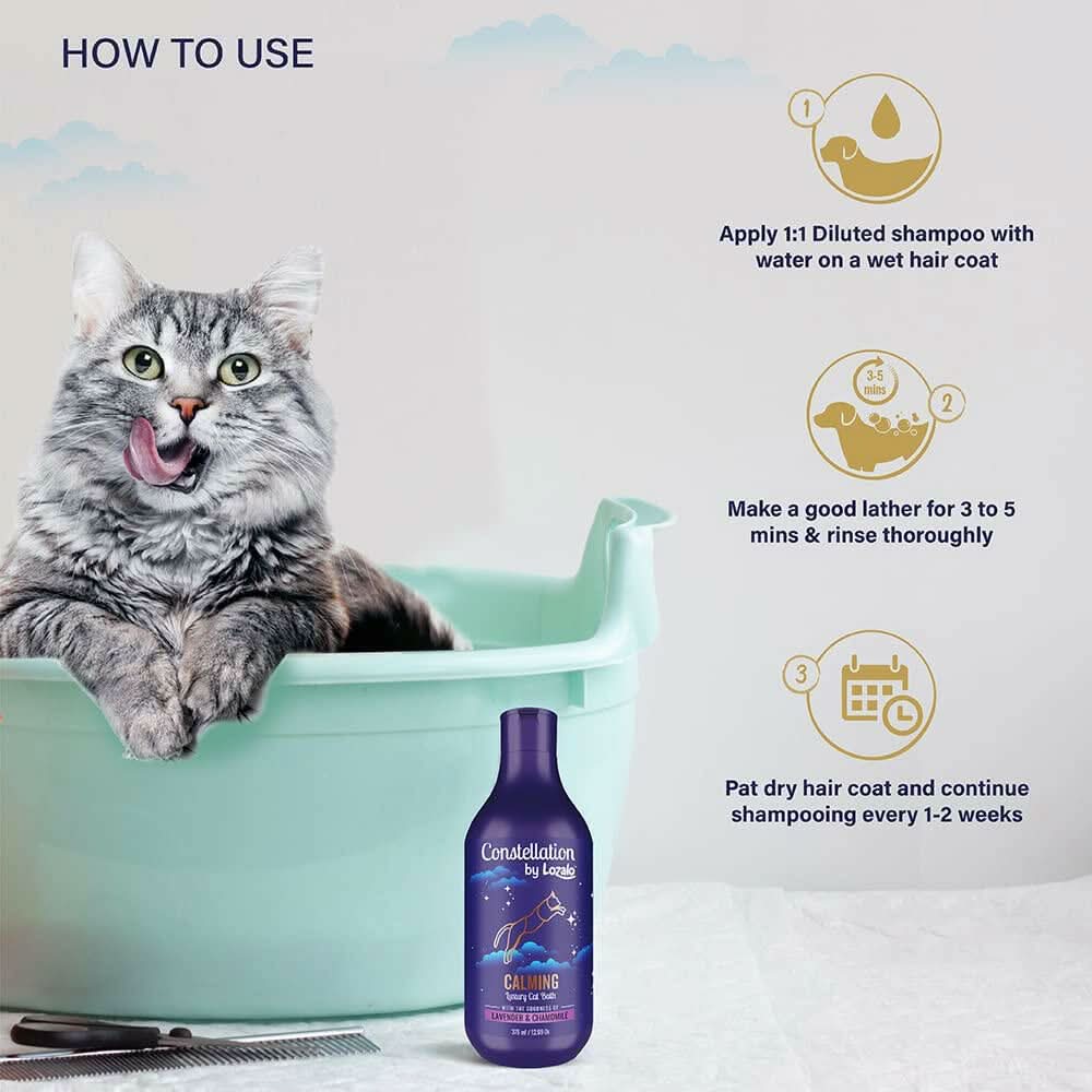 Lozalo Constellation Hydrating Shampoo for Cats – 375ml - dspetstore.com