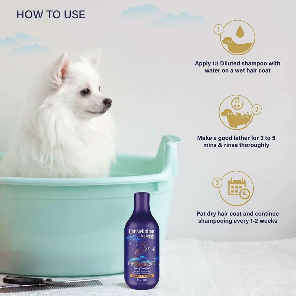 Lozalo Constellation Hypoallergenic Shampoo for Dogs – 375ml - dspetstore.com