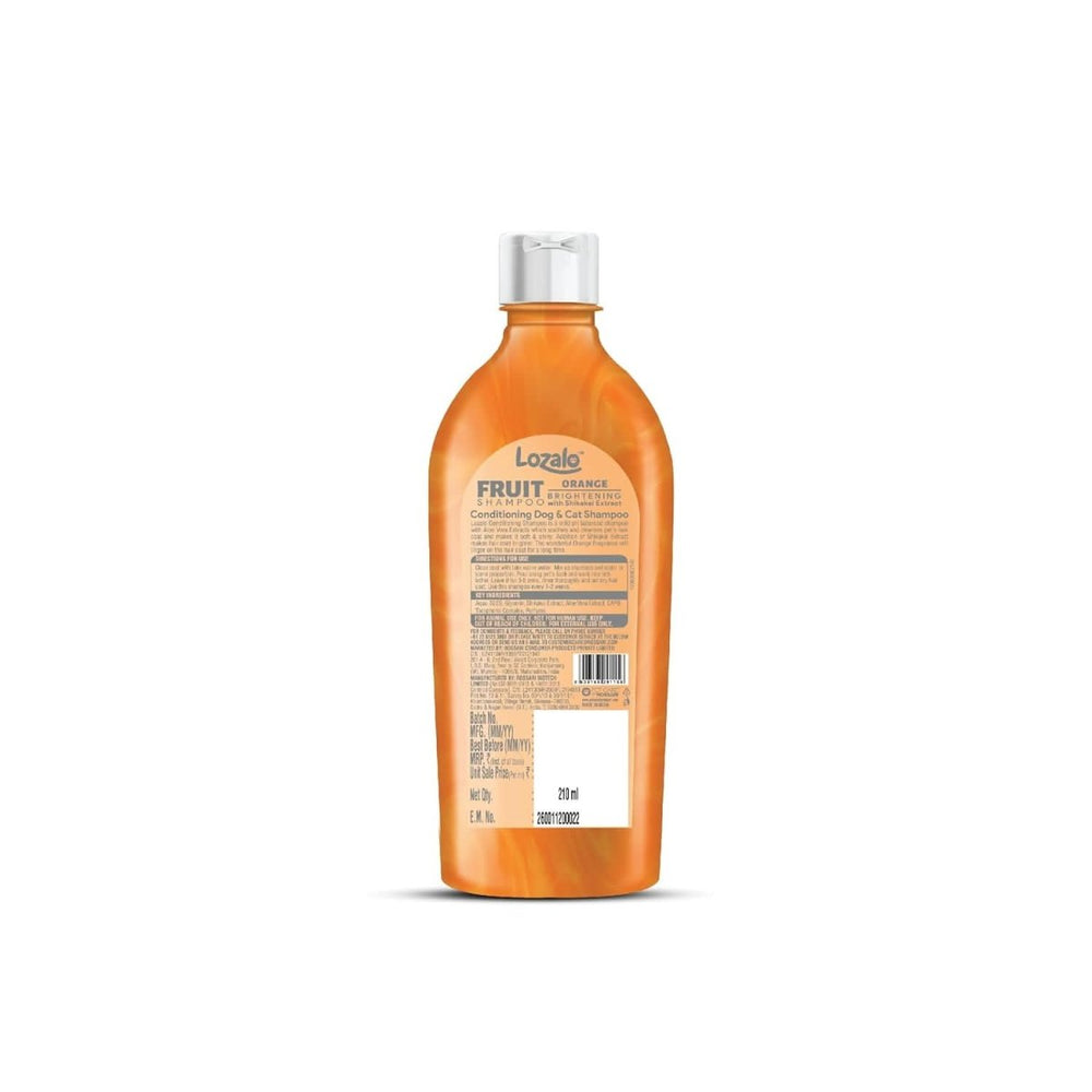 Lozalo Orange Conditioning Shampoo for Dogs and Cats - dspetstore.com