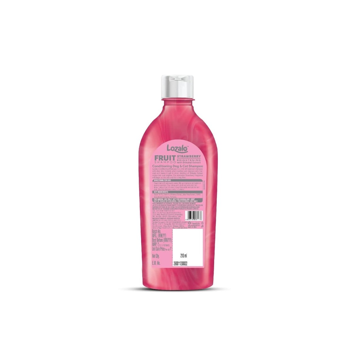Lozalo Strawberry Conditioning Shampoo for Dogs and Cats - dspetstore.com