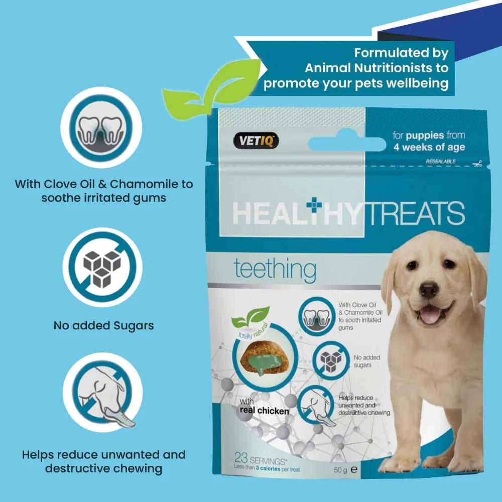Mark & Chappell Healthy Teething Puppy Treats – 50g - dspetstore.com