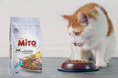 Mito Adult Cat Food Chicken & Fish, 1 kg - dspetstore.com