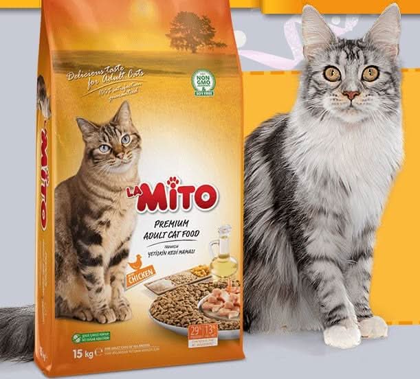 Mito Chicken Adult Cat Food, 1 kg - dspetstore.com