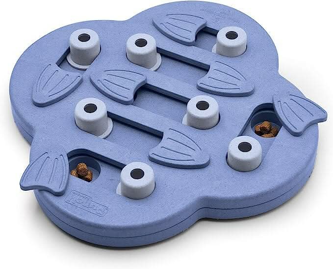 Outward Hound Nina Ottosson Dog Hide N' Slide Purple Interactive Treat Puzzle Dog Toy - dspetstore.com